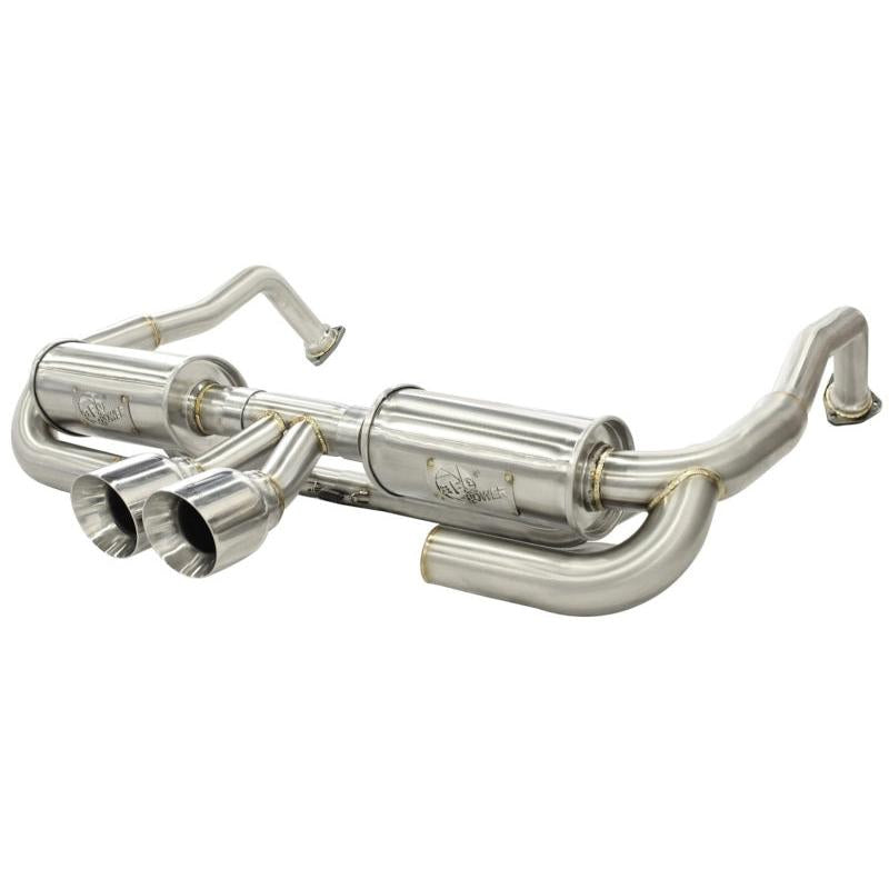 aFe ELITE 05-12 Porsche Boxster S (987.1-987.2) H6 3.4L 304SS Dual Cat-Back w/Dual Polished Tip Exht-SR1 Performance