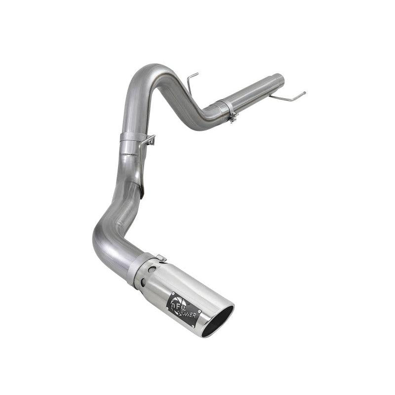 aFe 2021 Ford F-150 V6-3.0L (td) Large Bore 409 SS DPF-Back Exhaust System w/ Polished Tip-SR1 Performance