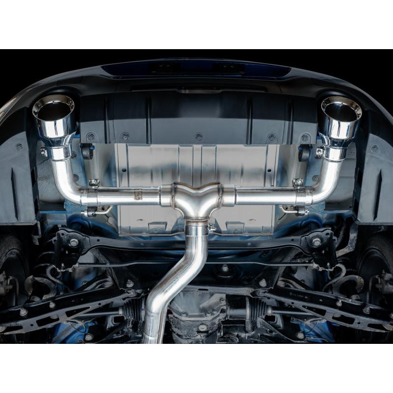 AWE Subaru BRZ/ Toyota GR86/ Toyota 86 Track Edition Cat-Back Exhaust- Chrome Silver Tips-SR1 Performance