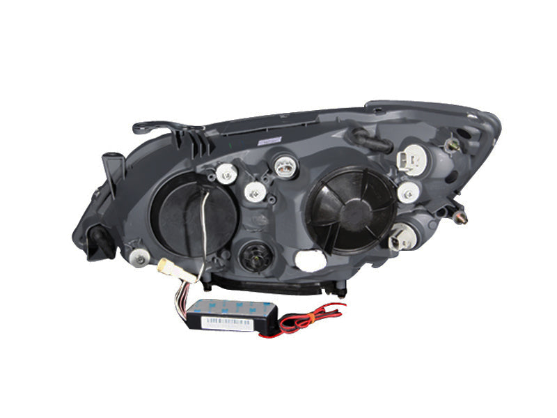 ANZO 2001-2005 Lexus Is300 Projector Headlights w/ Halo Black-SR1 Performance