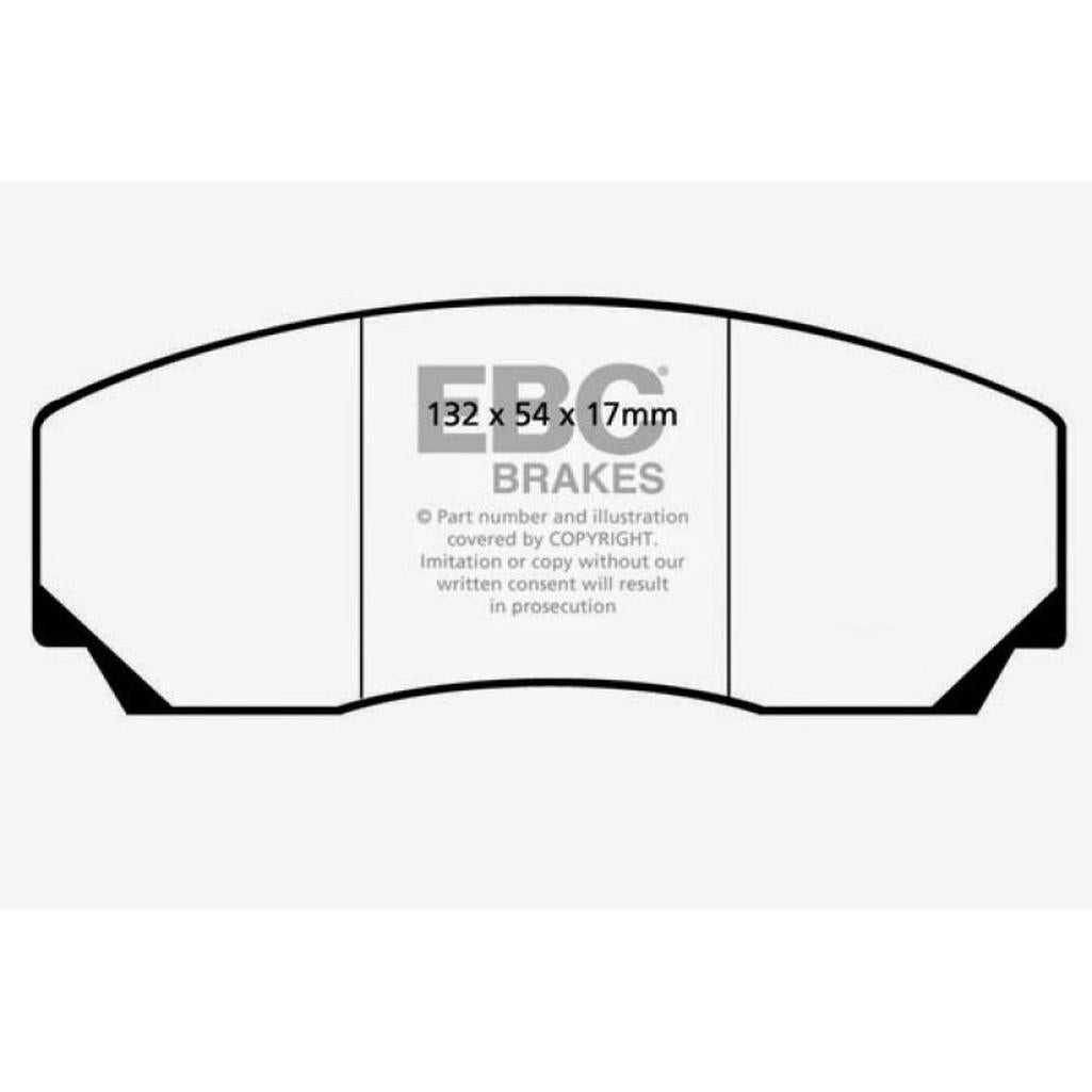 EBC Redstuff Ceramic Low Dust Brake Pads for Lotus Esprit & Aston Martin Vantage (Part No. DP3002C)