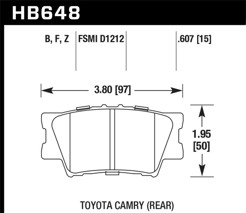 Hawk HPS Street Brake Pads-SR1 Performance
