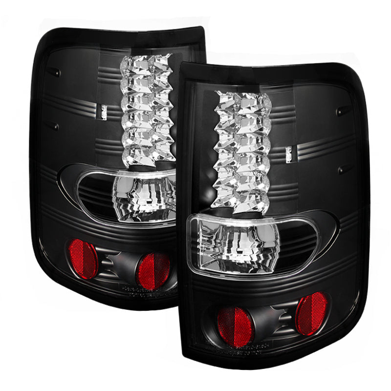 Spyder Ford F150 Styleside 04-08 (Not Fit Heritage & SVT)LED Tail Lights Black ALT-YD-FF15004-LED-BK-SR1 Performance