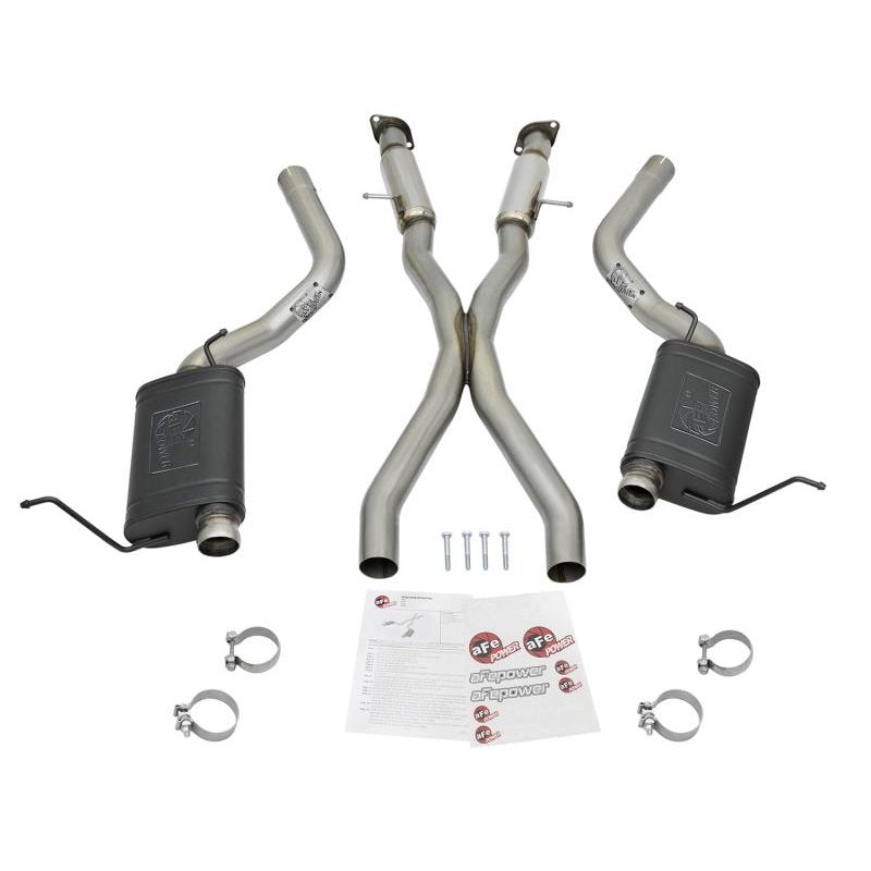 aFe MACHForce XP 12-17 Jeep Grand Cherokee WK2 SRT8 V8-6.4L 304SS Cat-Back Exhaust System-SR1 Performance