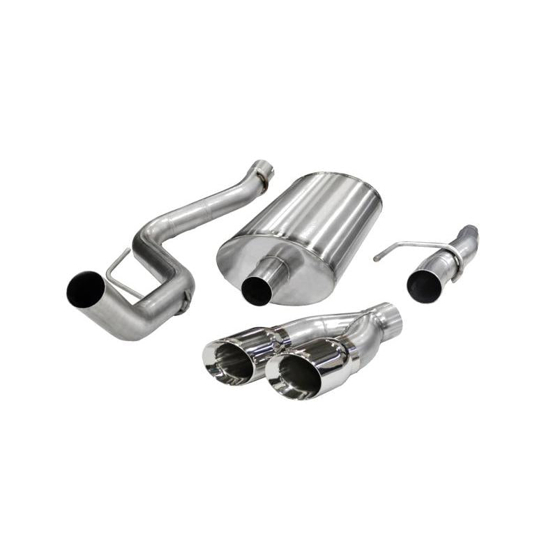 Corsa 2011-2014 Ford F-150 5.0L V8 Polished Sport Cat-Back Exhaust-SR1 Performance