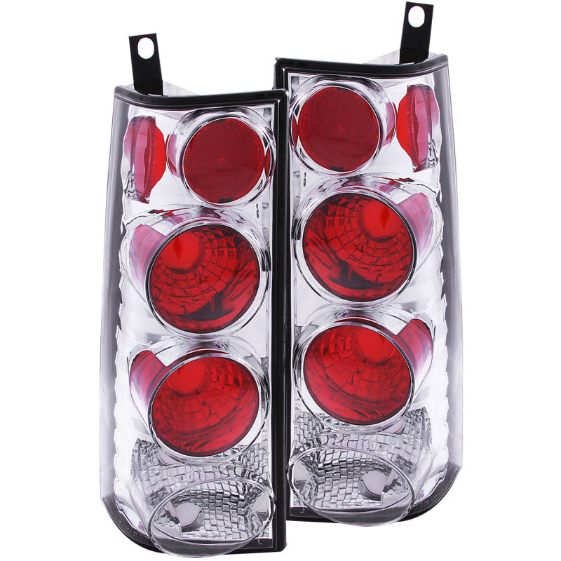 ANZO 1996-2002 Gmc Savana Taillights Chrome-SR1 Performance