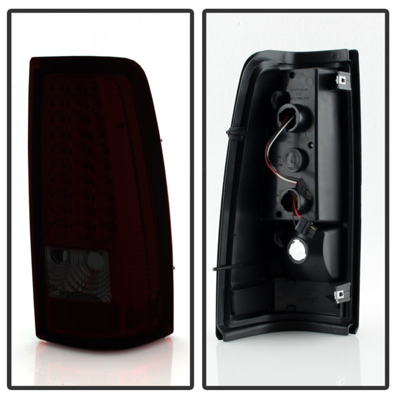 Xtune Chevy Silverado 1500/2500/3500 99-02 LED Tail Lights Red Smoke ALT-ON-CS99-LED-RS-SR1 Performance