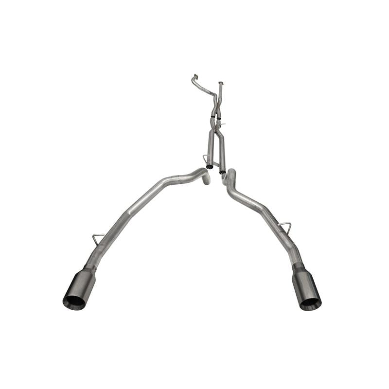 Corsa 2021-2024 Dodge Ram TRX Crew Cab Baja Catback Exhaust Dual Rear Gunmetal Tip-SR1 Performance