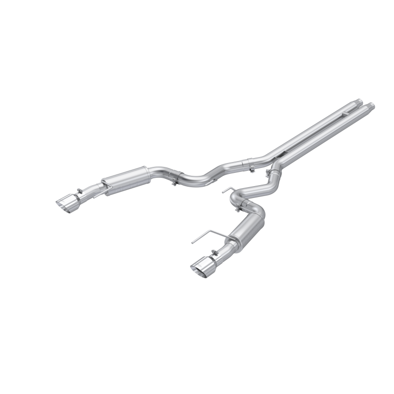 MBRP 2024 Ford Mustang GT S650, 5.0L 3in Dual Split Rear Aluminized Steel-SR1 Performance