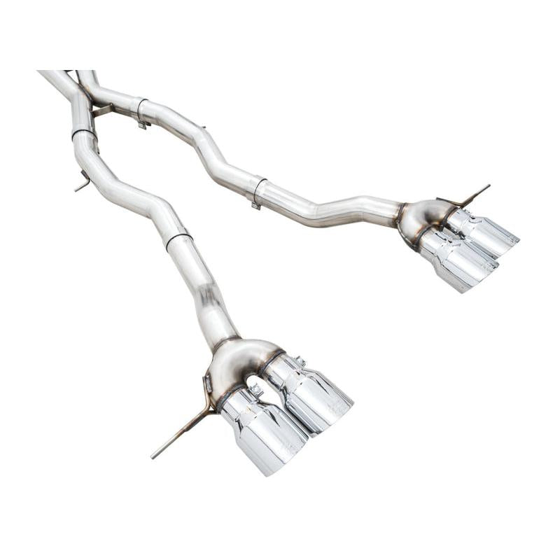 AWE Track Edition Catback Exhaust for BMW G8X M3/M4 - Chrome Silver Tips-SR1 Performance