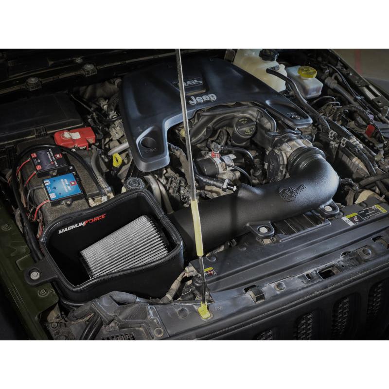 aFe Magnum FORCE Stage-2 Pro Dry S Cold Air Intake System Jeep Wrangler (JL) 18-23 V6-3.6L-SR1 Performance