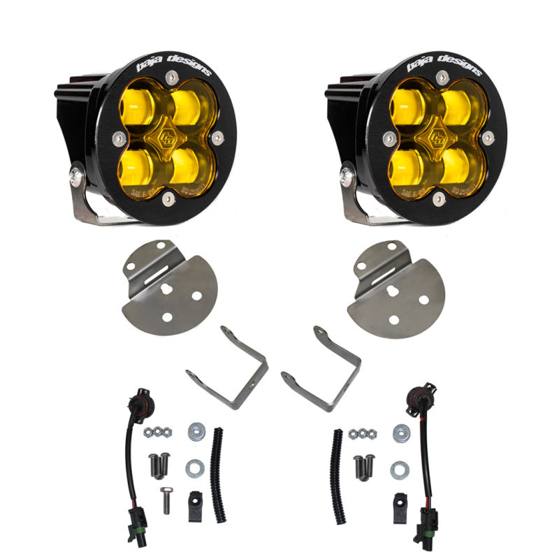 Baja Designs 15-19 Canyon/Colorado Fog Light & Fog Pocket Kit - Amber-SR1 Performance