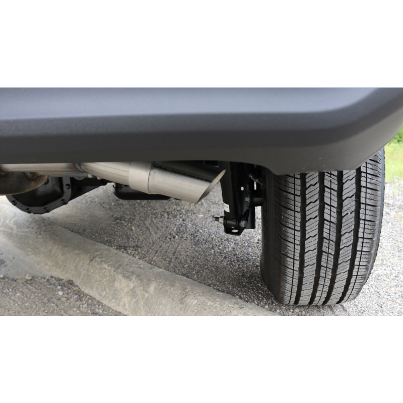 Corsa 2018-2024 Jeep Wrangler JL 2.5in Dual Rear Turn Down Exit Sport Axle-Back Exhaust-SR1 Performance