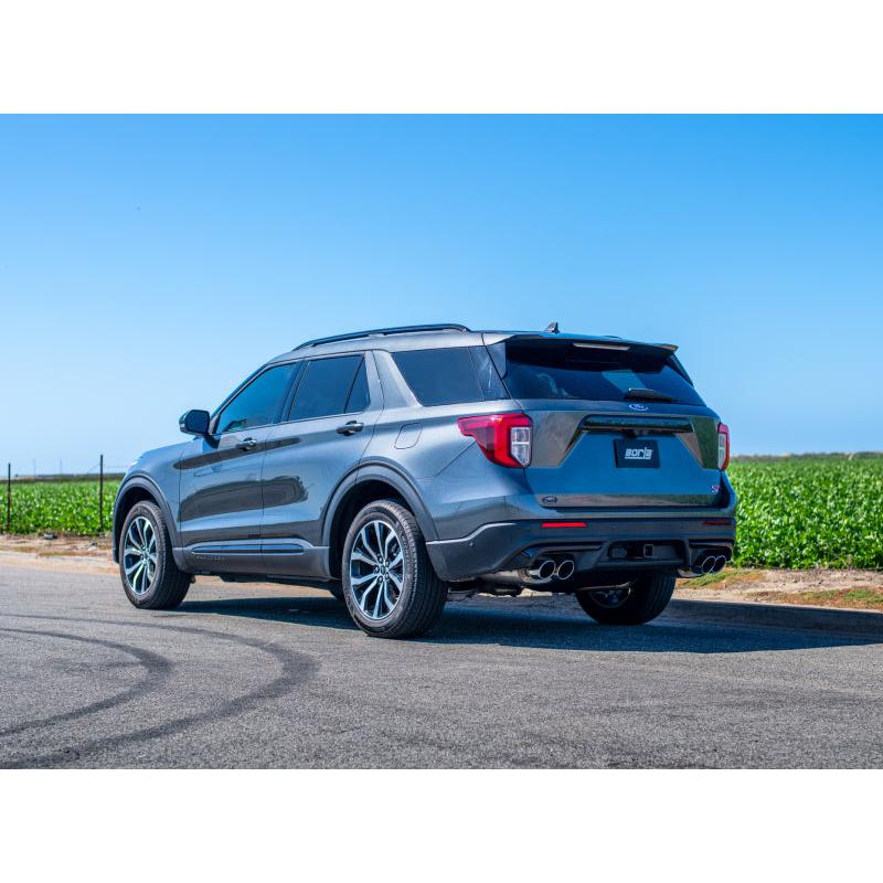 Borla 2020 Ford Explorer ST 3.0L V6 2.25in ATAK Exhaust - Chrome Tips-SR1 Performance