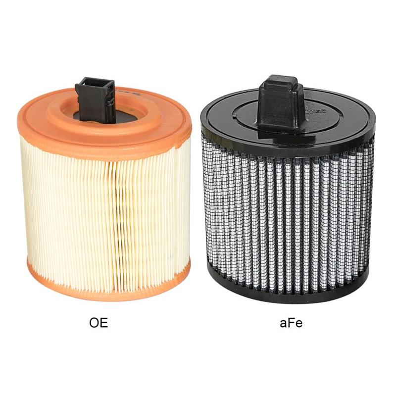 aFe MagnumFLOW Air Filters OER Pro Dry S A/F 16-17 Cadillac ATS-V V6-3.6L (tt)-SR1 Performance