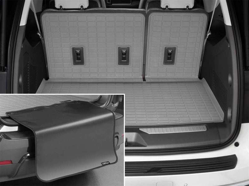 WeatherTech 2021 Chevrolet Suburban and GMC Yukon XL SeatBack Cargo Liner HP with Bumper Protector - Grey