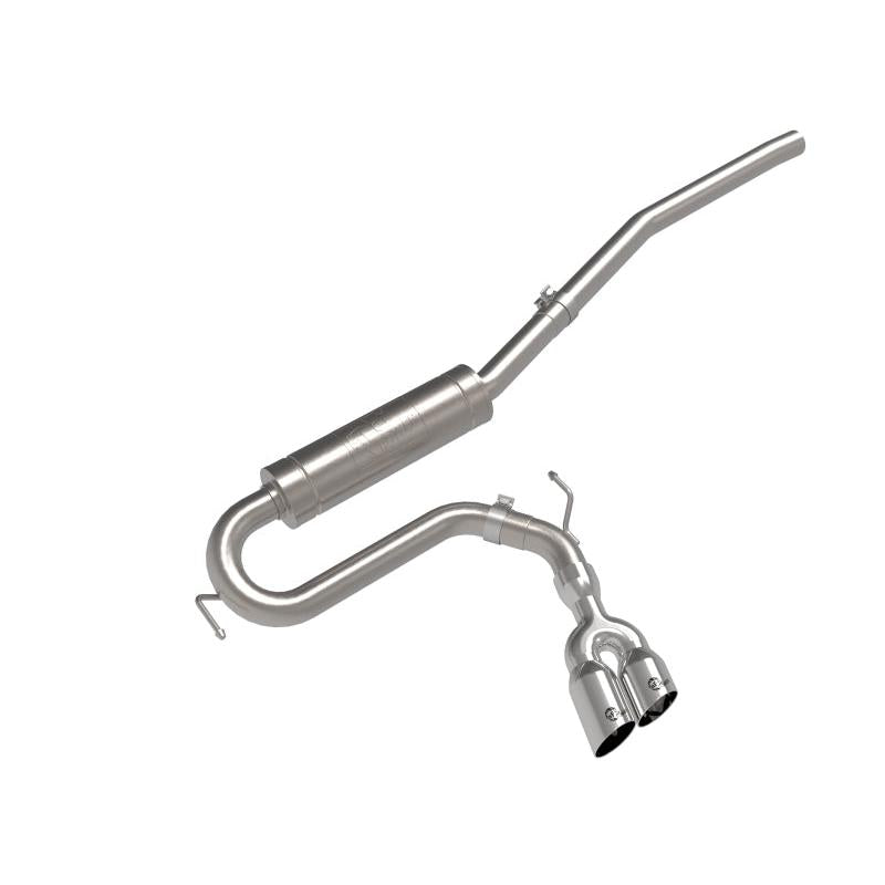 aFe 22-23 Ford Maverick EcoBoost L4 2.0L(t) Rebel Series 2-1/2in 304 SS Cat-Back w/ Polished Tip-SR1 Performance