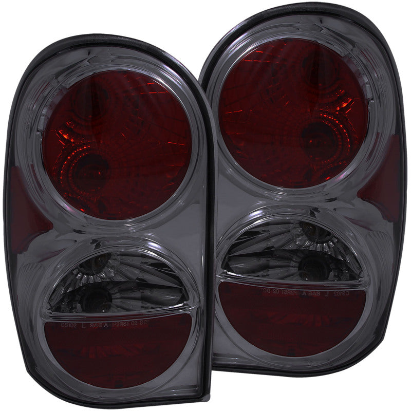 ANZO 2002-2007 Jeep Liberty Taillights Smoke-SR1 Performance