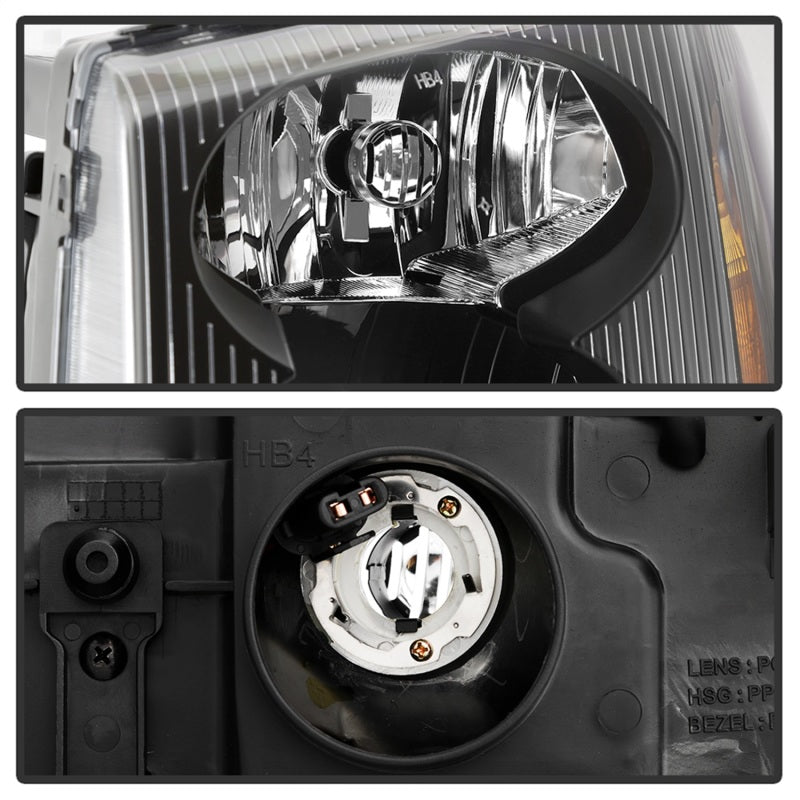 xTune 02-09 GMC Envoy OEM Style Headlights - Black (HD-JH-GEN02-AM-BK)-SR1 Performance