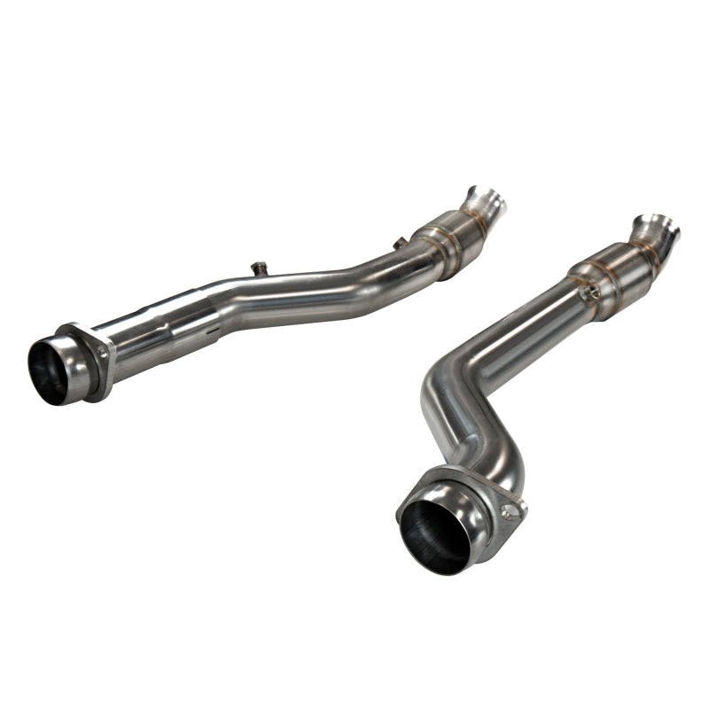 Kooks 2018+ Jeep Grand Cherokee TrackHawk 6.2L 3in Inlet x 3in OEM Outlet Catted SS Connection Pipes-SR1 Performance