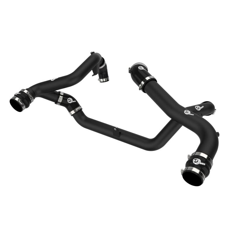 aFe 22-23 Ford Explorer BladeRunner Aluminum Hot and Cold Charge Pipe Kit - Blk-SR1 Performance