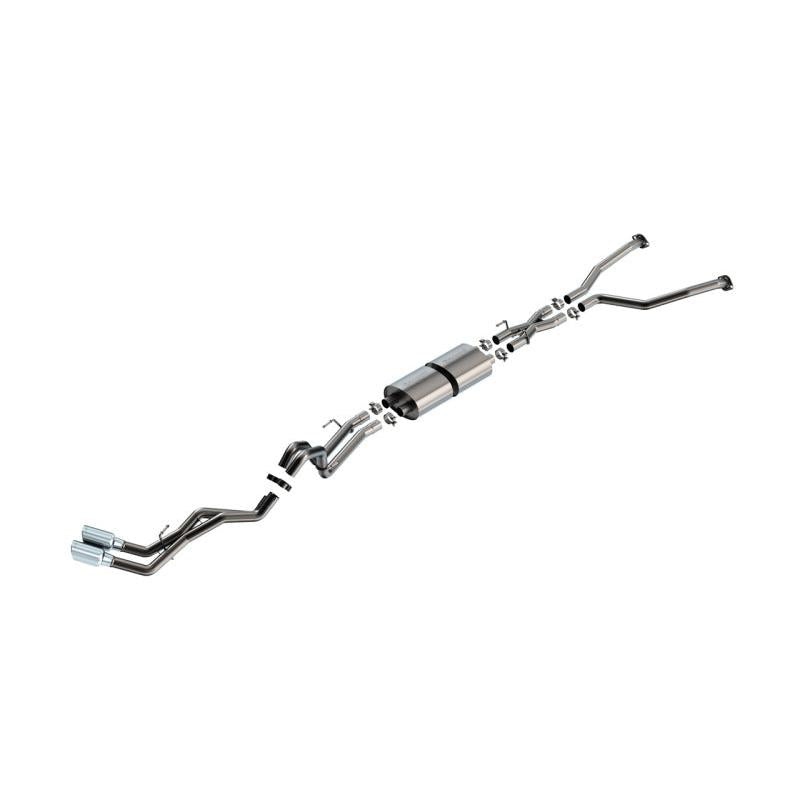 Borla 22-24 Toyota Tundra 3.4L V6 (Inc. Hybrid) Ext. Cab/STD Bed/145.7in WB S-Type Cat-Back - Chrome-SR1 Performance