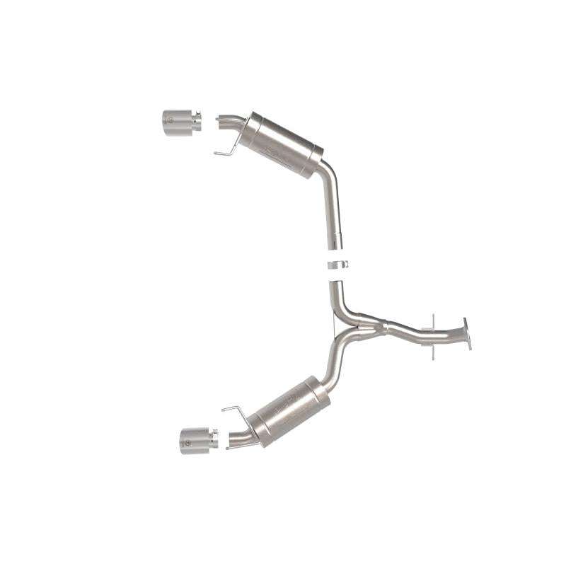 aFe POWER Takeda 06-13 Lexus IS250/IS350 SS Axle-Back Exhaust w/ Polished Tips-SR1 Performance