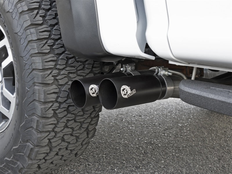 aFe POWER Rebel Series 3in 409 SS Cat Back Exhaust w/ Black Tips 17 Ford F-150 Raptor V6-3.5L-SR1 Performance
