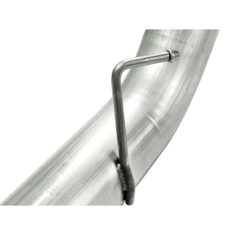 aFe Atlas 5in DPF-Back Aluminized Steel Exh Sys, Ford Diesel Trucks 08-10 V8-6.4L (td) Polished tip-SR1 Performance