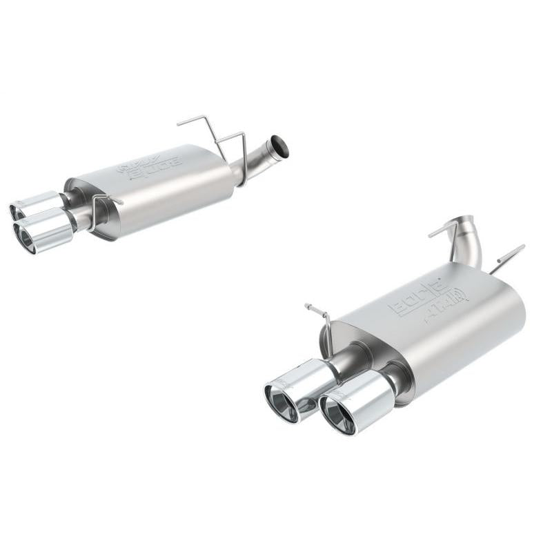 Borla 13-14 Mustang Shelby GT500 GT 5.8L V8 RWD Dual Split Rear Exit ATAK Exhaust Rear Section Only-SR1 Performance