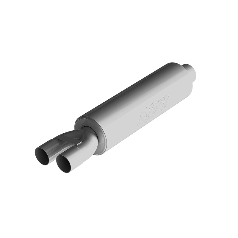 MBRP Universal 3in ID Inlet 2.5in ID Outlet 30.5in Chambered Aluminum Muffler (NO DROPSHIP)-SR1 Performance