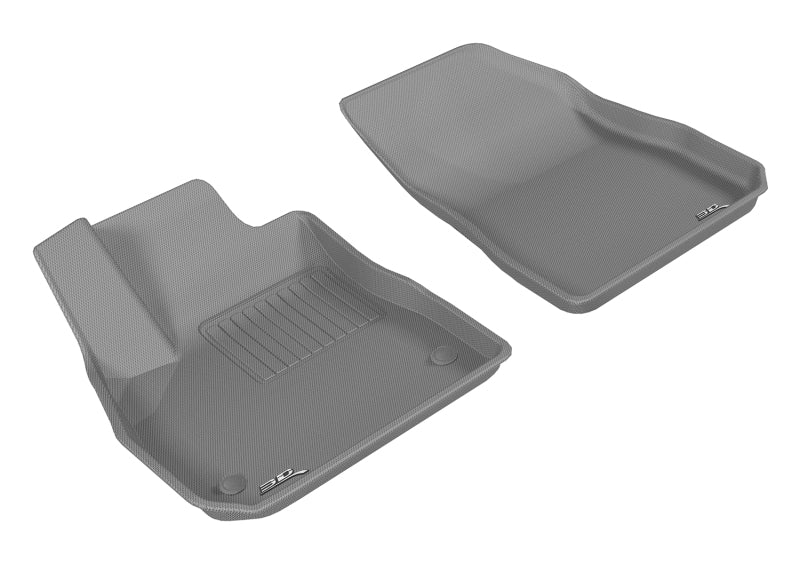 3D MAXpider 2016-2020 Chevrolet Malibu Kagu 1st Row Floormat - Gray-SR1 Performance