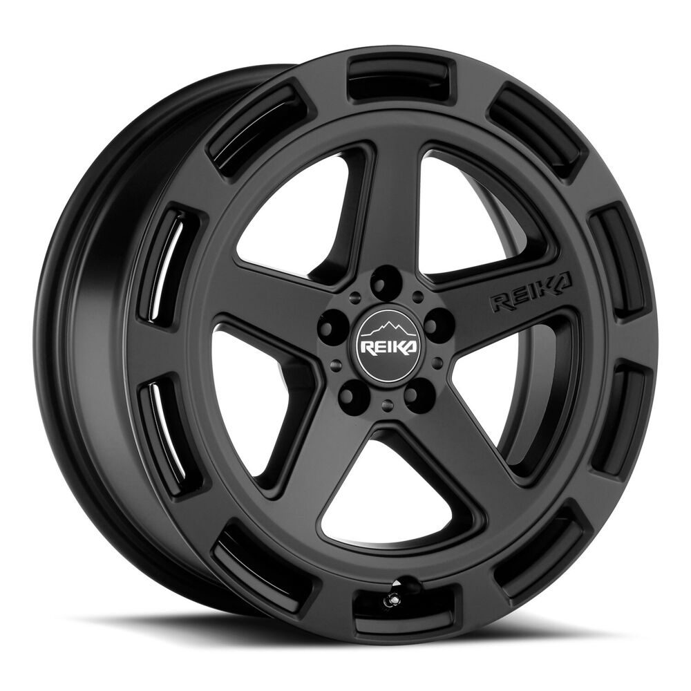 R Teton Satin Black 17x8