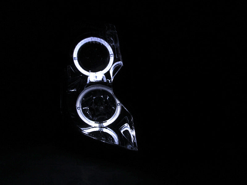 ANZO 2003-2007 Cadillac Cts Projector Headlights w/ Halo Chrome-SR1 Performance