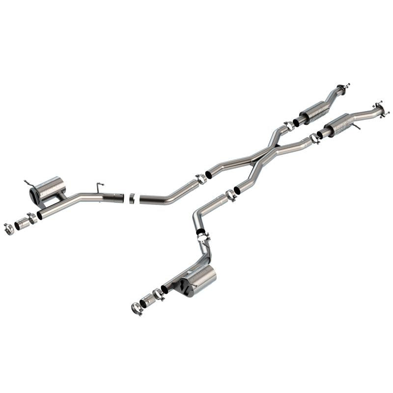 Borla 2021+ Dodge Durango SRT Hellcat 6.2L V8 AWD ATAK Cat-Back Exhaust System - Factory Tips-SR1 Performance