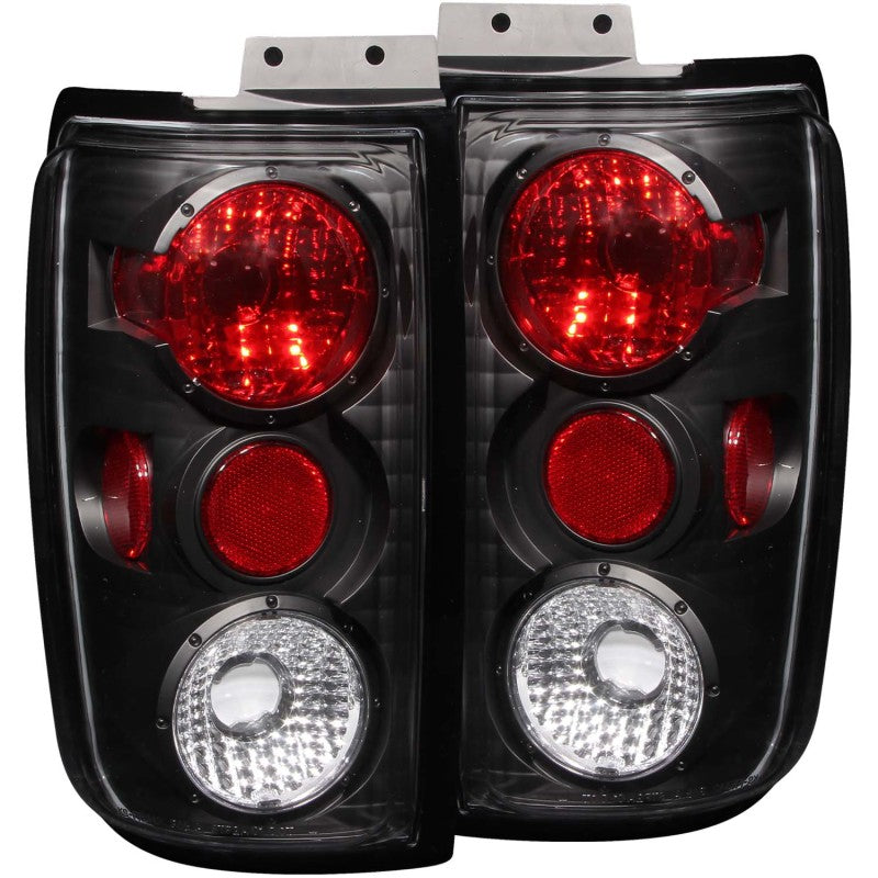ANZO 1997-2002 Ford Expedition Taillights Black-SR1 Performance