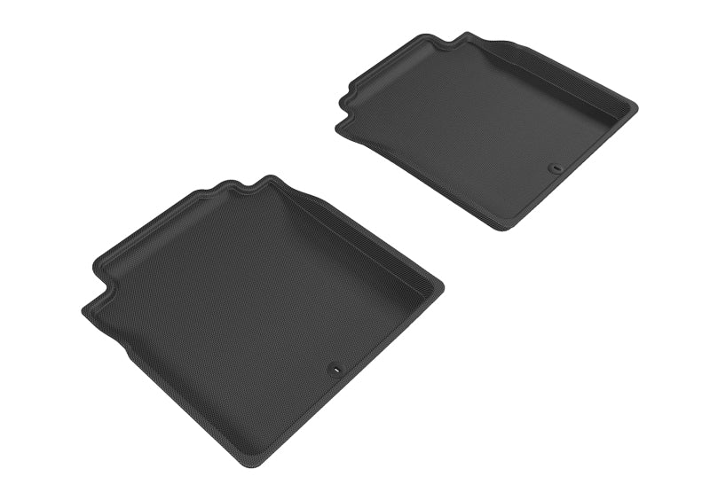 3D MAXpider 2017-2019 Genesis G90 Kagu 2nd Row Floormats - Black-SR1 Performance