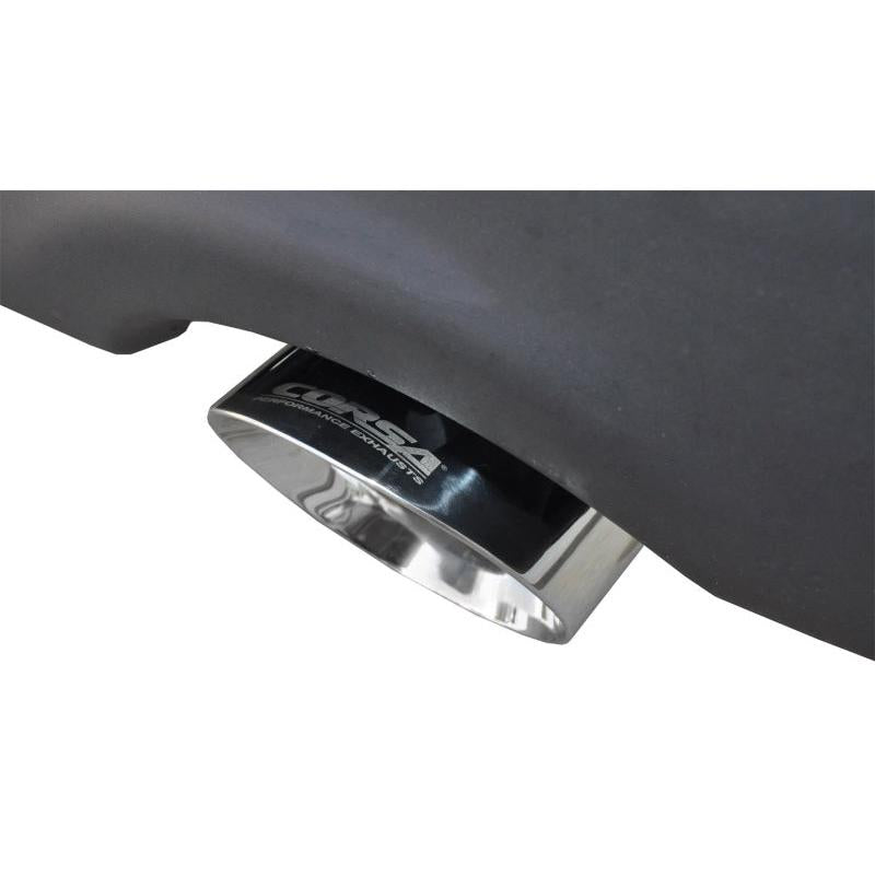 Corsa 2009-2018 Dodge Ram 1500 4.7L Quad/Crew Cab/Short Bed Polished Dual Exit Cat-Back Exhaust-SR1 Performance