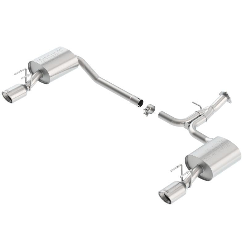 Borla 13-15 Honda Accord Coupe 3.5L FWD SS Rear Section Single Split Rear Exit Touring Exhaust-SR1 Performance