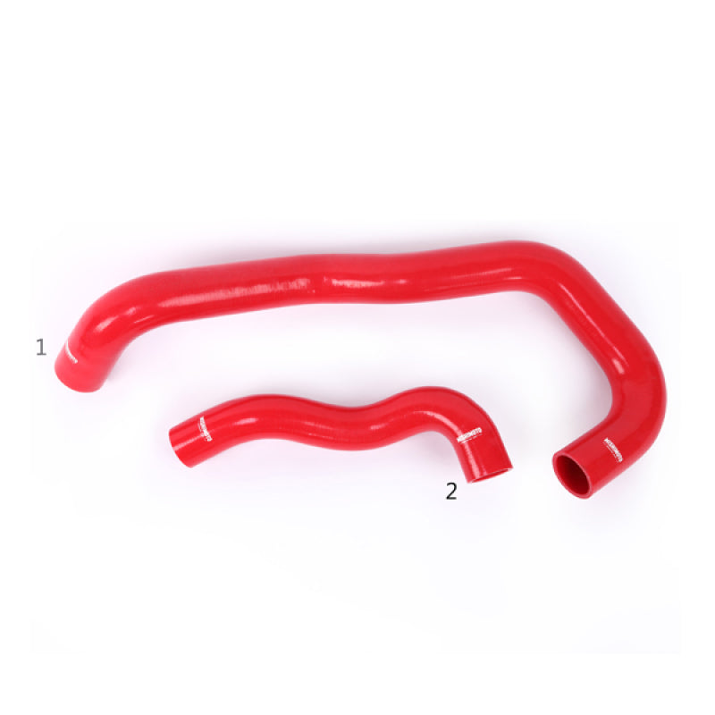 Mishimoto 05-07 Ford 6.0L Powerstroke Coolant Hose Kit (Twin I-Beam Chassis) (Red)-SR1 Performance