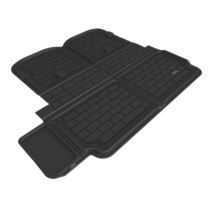 3D Maxpider 2022 Tesla Model X Behind 2nd Row Cross Fold Kagu Black Cargo Liner-SR1 Performance