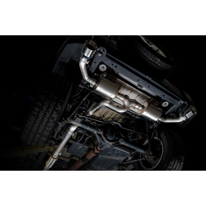 AWE Tuning 07-18 Jeep Wrangler JK/JKU 3.6L Tread Edition Axle-Back Dual Exhaust - Chrome Silver Tips-SR1 Performance