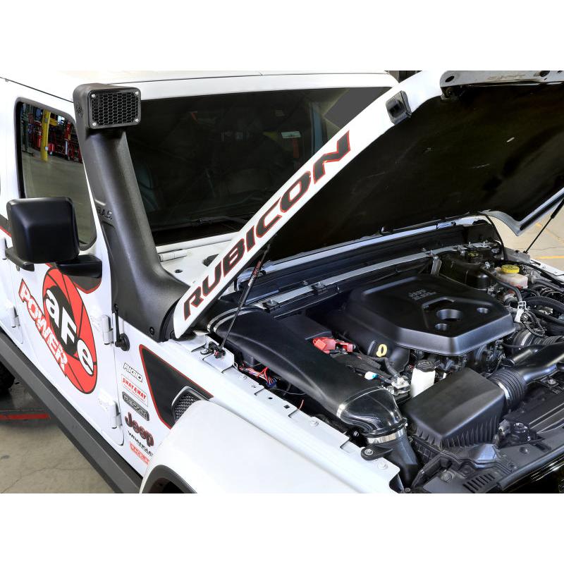 aFe 18-25 Jeep Wrangler / Gladiator L4/V6 Dynamic Air Scoop (D.A.S) Snorkel-SR1 Performance