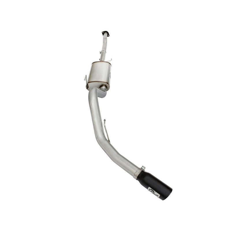 aFe MACHForce XP Exhaust 3in-3.5in SS Single Side Exit CB w/ Black Tips 15 Ford F150 V8 5.0L CC/SB-SR1 Performance