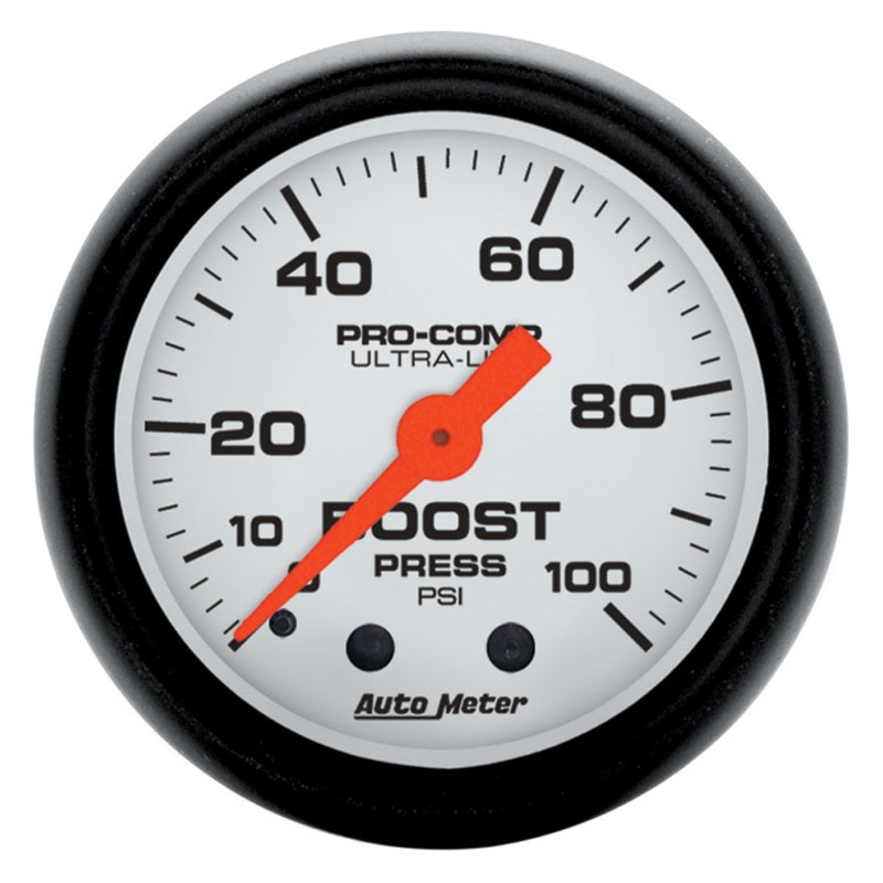 Autometer Phantom 2 1/16in 100psi Mechanical Boost Gauge-SR1 Performance