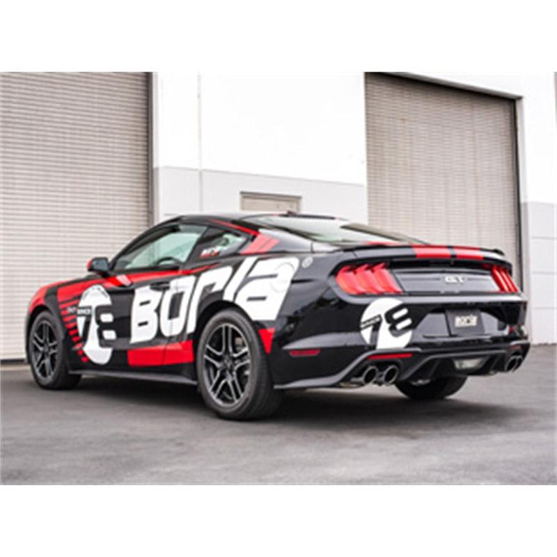 Borla 2018 Ford Mustang GT 5.0L AT/MT 2.5in S-Type Exhaust w/ Valves (Rear Section Only)-SR1 Performance
