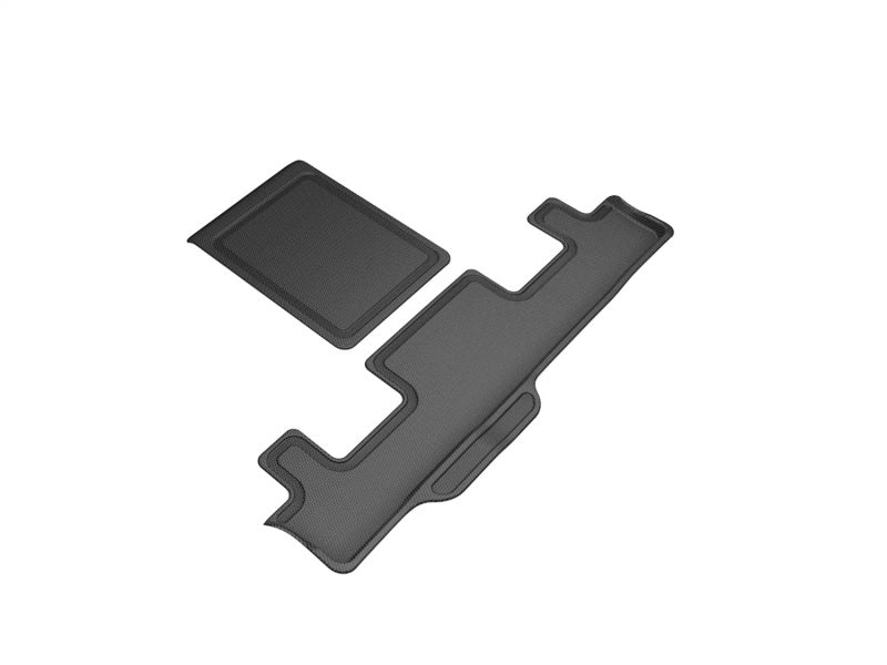 3D MAXpider 2021 Chevrolet Tahoe / GMC Yukon 7-Seats Kagu 3rd Row Floormats - Black-SR1 Performance