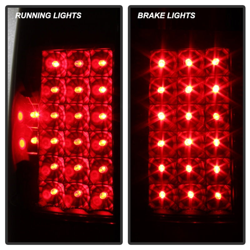 Xtune Ford F250/350/450/550 Super Duty 99-07 LED Tail Lights Black Smoke ALT-JH-FF15097-LED-BKSM-SR1 Performance