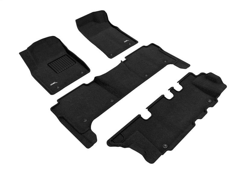 3D Maxpider 17-18 Nissan Armada With Bench 2nd Row Elegant Black R1 R2 R3-SR1 Performance