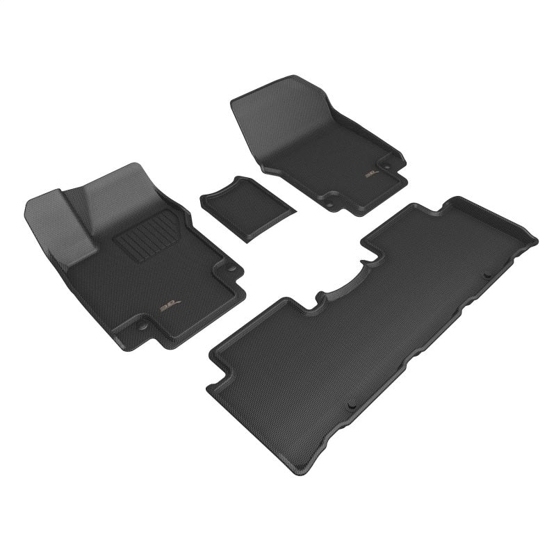 3D Maxpider 22-23 Hyundai Ioniq 5 Kagu Floor Mat- Black R1 R2-SR1 Performance